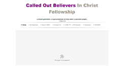 Desktop Screenshot of calledoutbeliever.org
